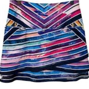 Lucky in Love Multicolor A-Line Skirt Skort